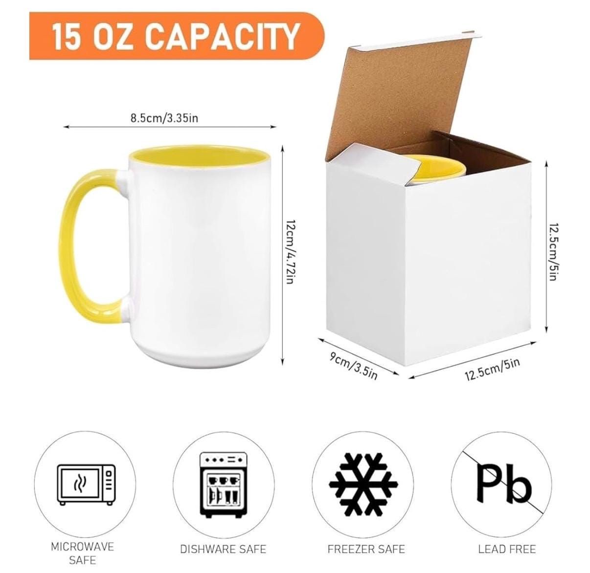 15oz Ceramic Mug - Your Logo or Idea! - Made to Order!