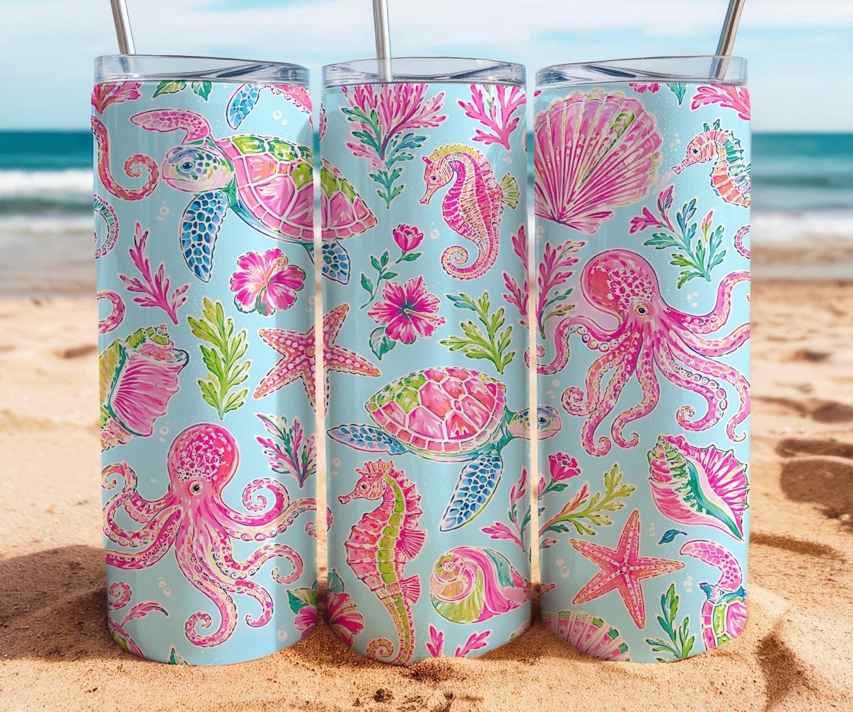 Beachy Creatures Pink/Blue