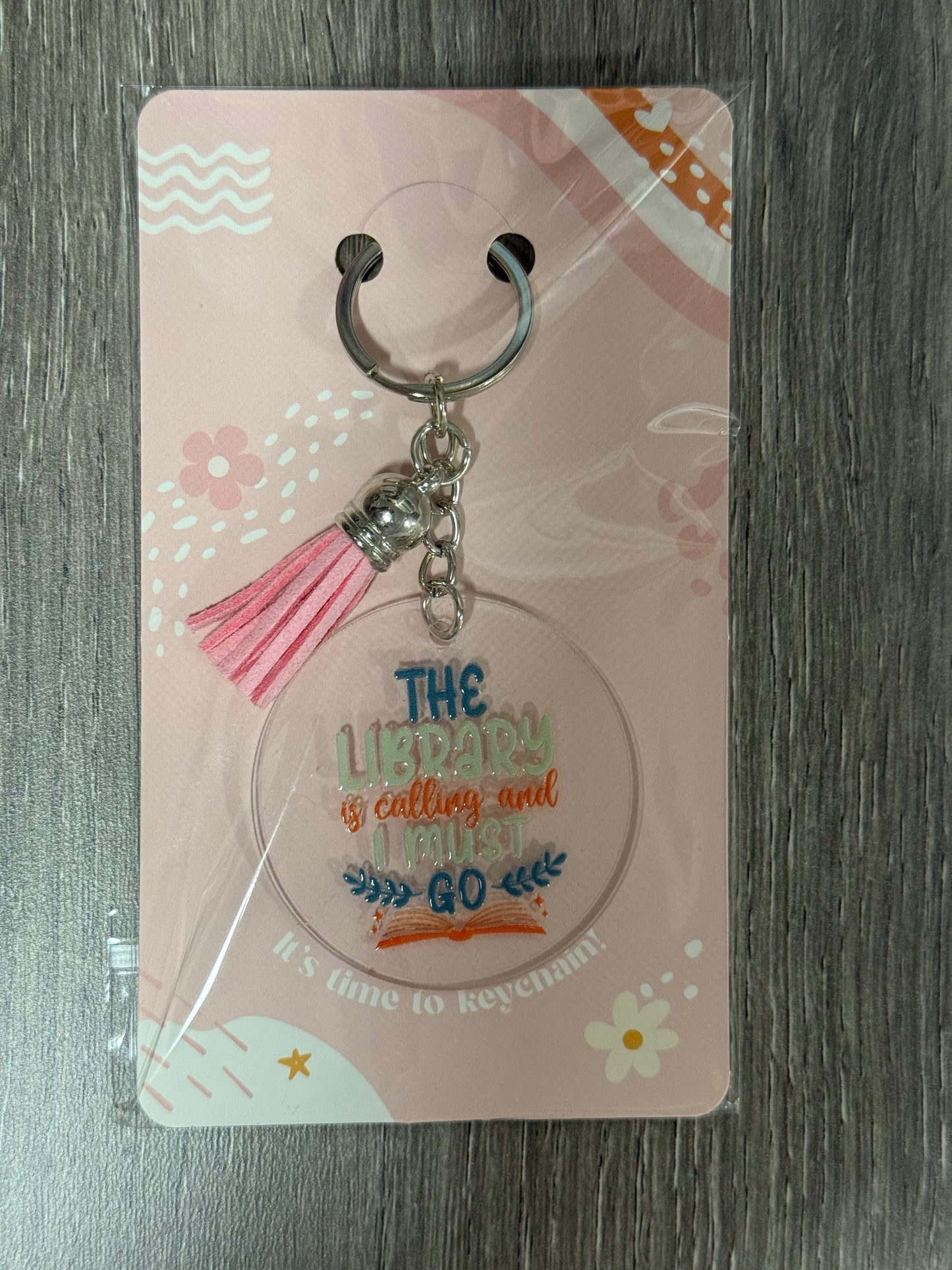 Key Chain - The Library is Calling…