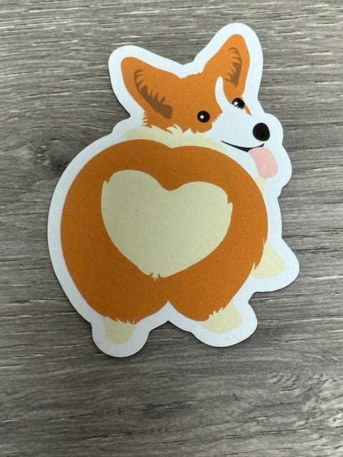 Magnet - Corgi Heart