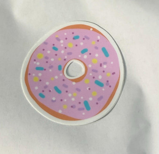Sticker - Donut, Sprinkle Donut