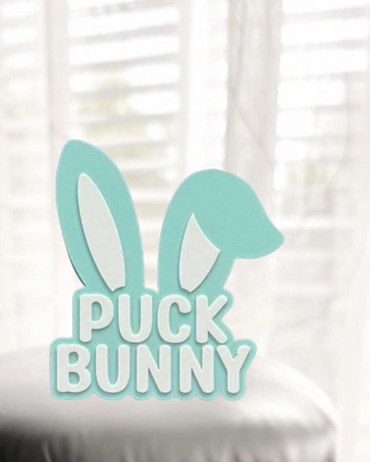 Puck Bunny Shelf Sign