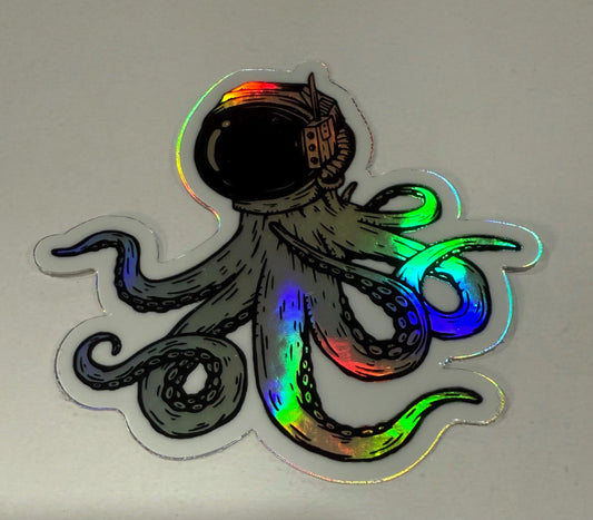 Sticker - Space Kraken, Sea Creature, Space Octopus