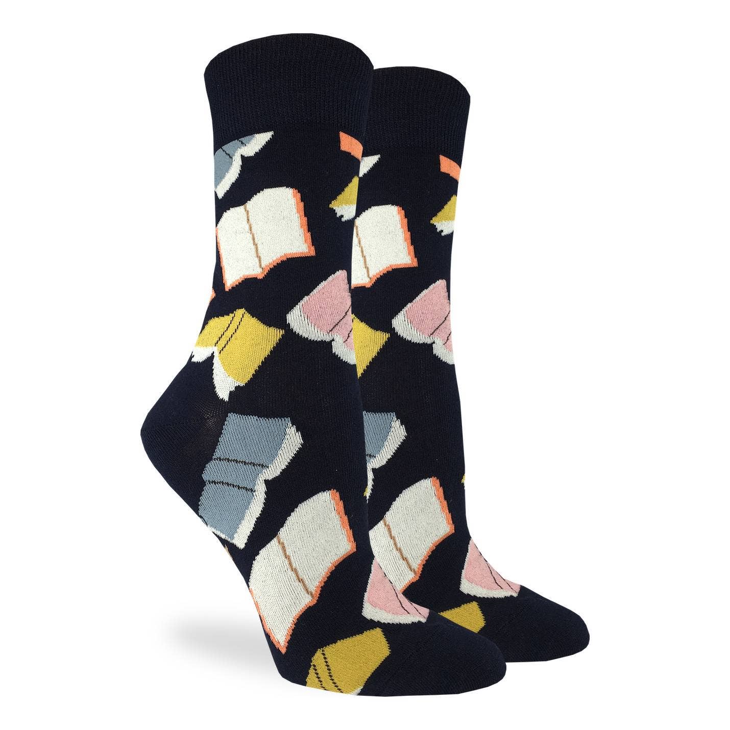 Women's Flying Books Socks: Shoe Size 5-9