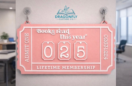 Hanging Book Tracker