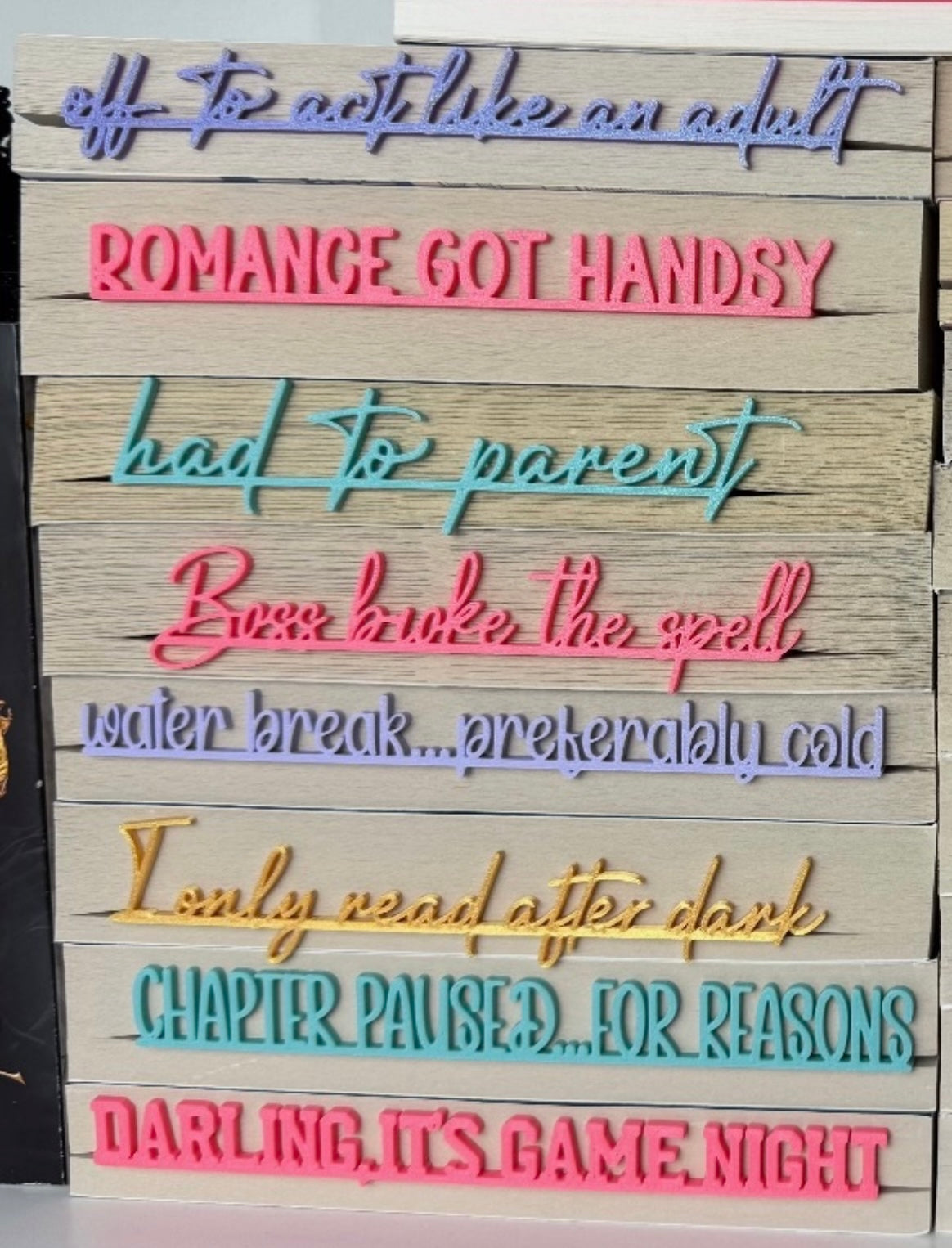 Multiple Sayings - Side Sitter Bookmark