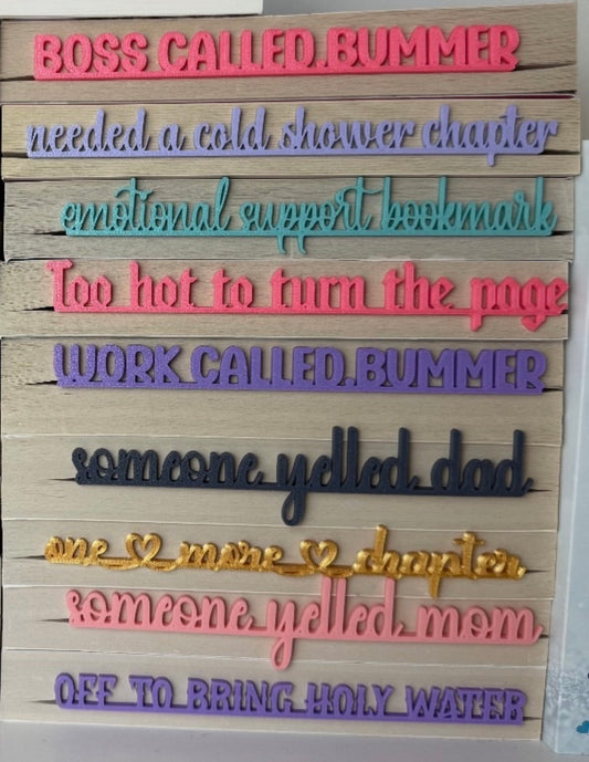 Multiple Sayings - Side Sitter Bookmark