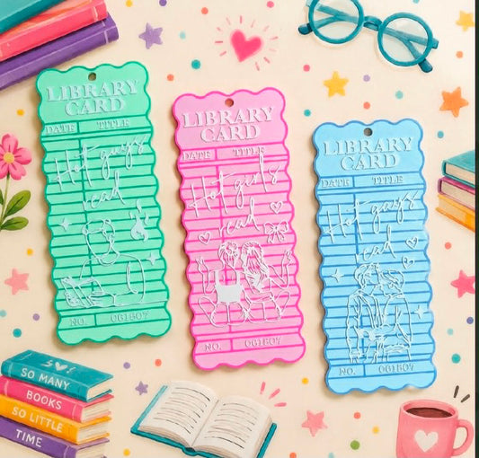 HOT Gays, Girls, Guys Library Card Style Bookmark
