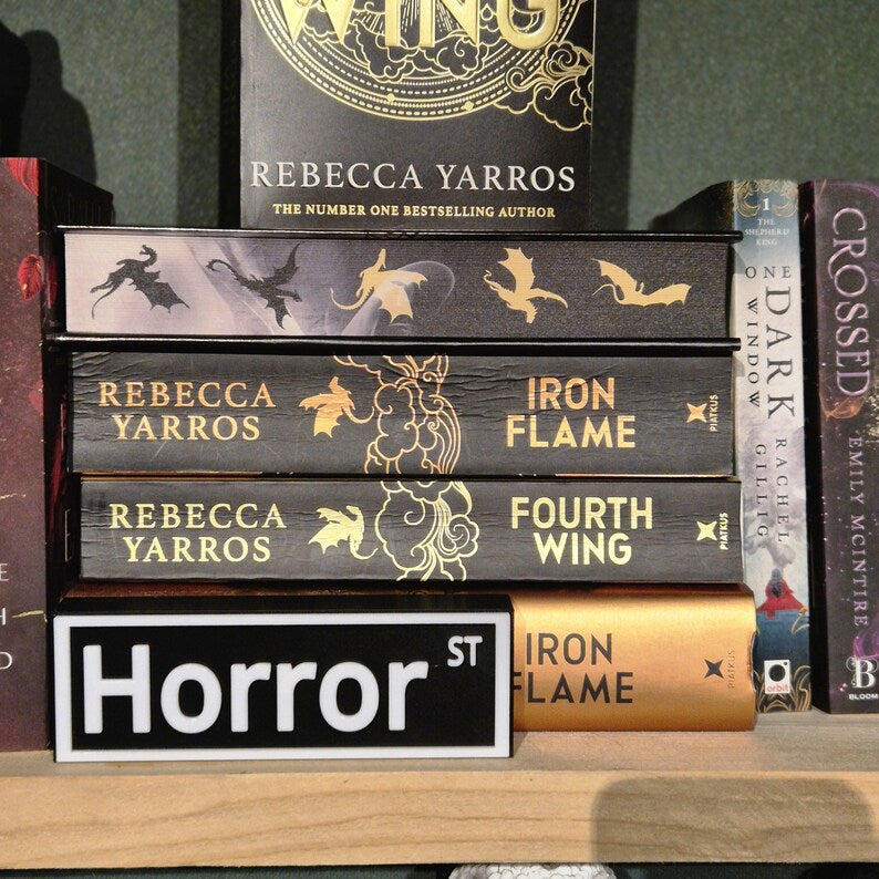Horror Shelf Sign
