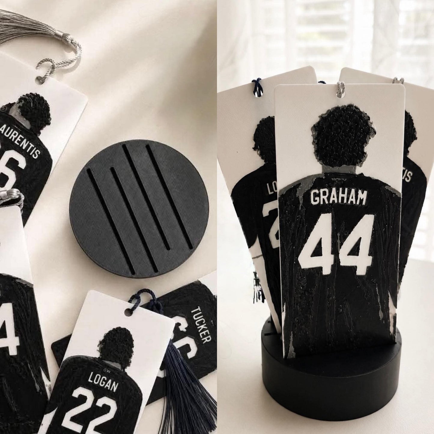 Off Campus Hockey Players Bookmark Set