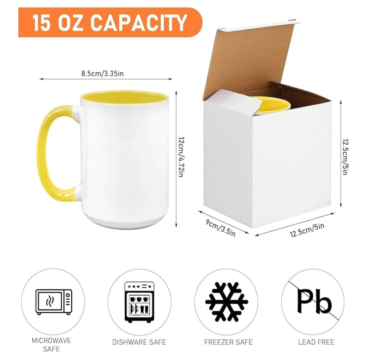 15oz Ceramic Mug - Shhh…I’m Reading - Made to Order!