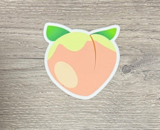 Sticker - Large Peach
