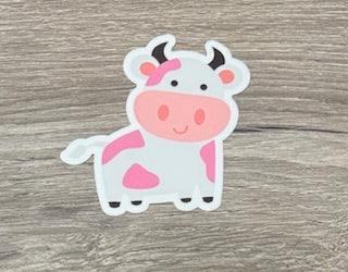 Sticker - Large Cartoon Moo Cow