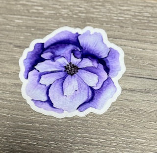 Sticker - Large Purple Flower