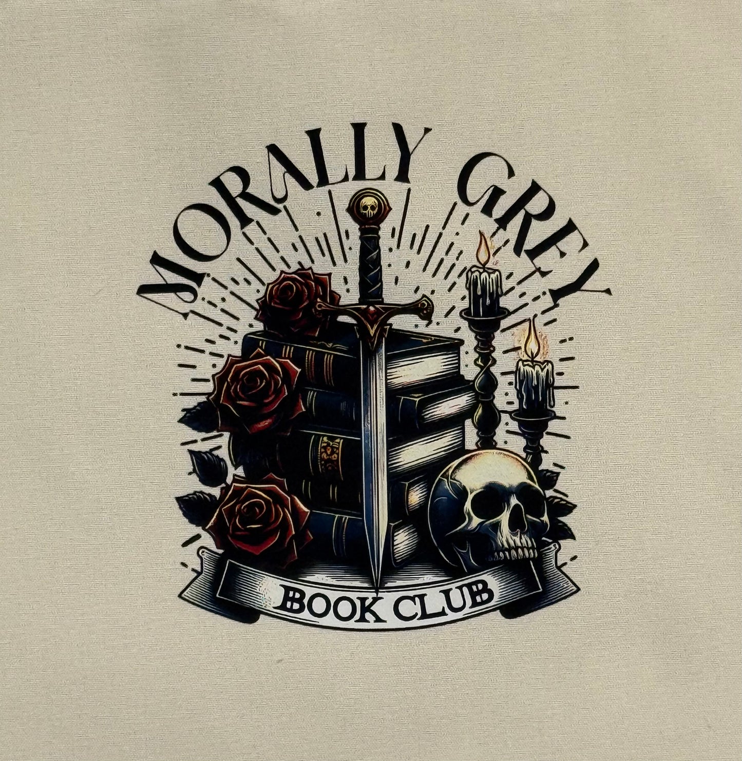 Tote Bag - Morally Grey Book Club Sword