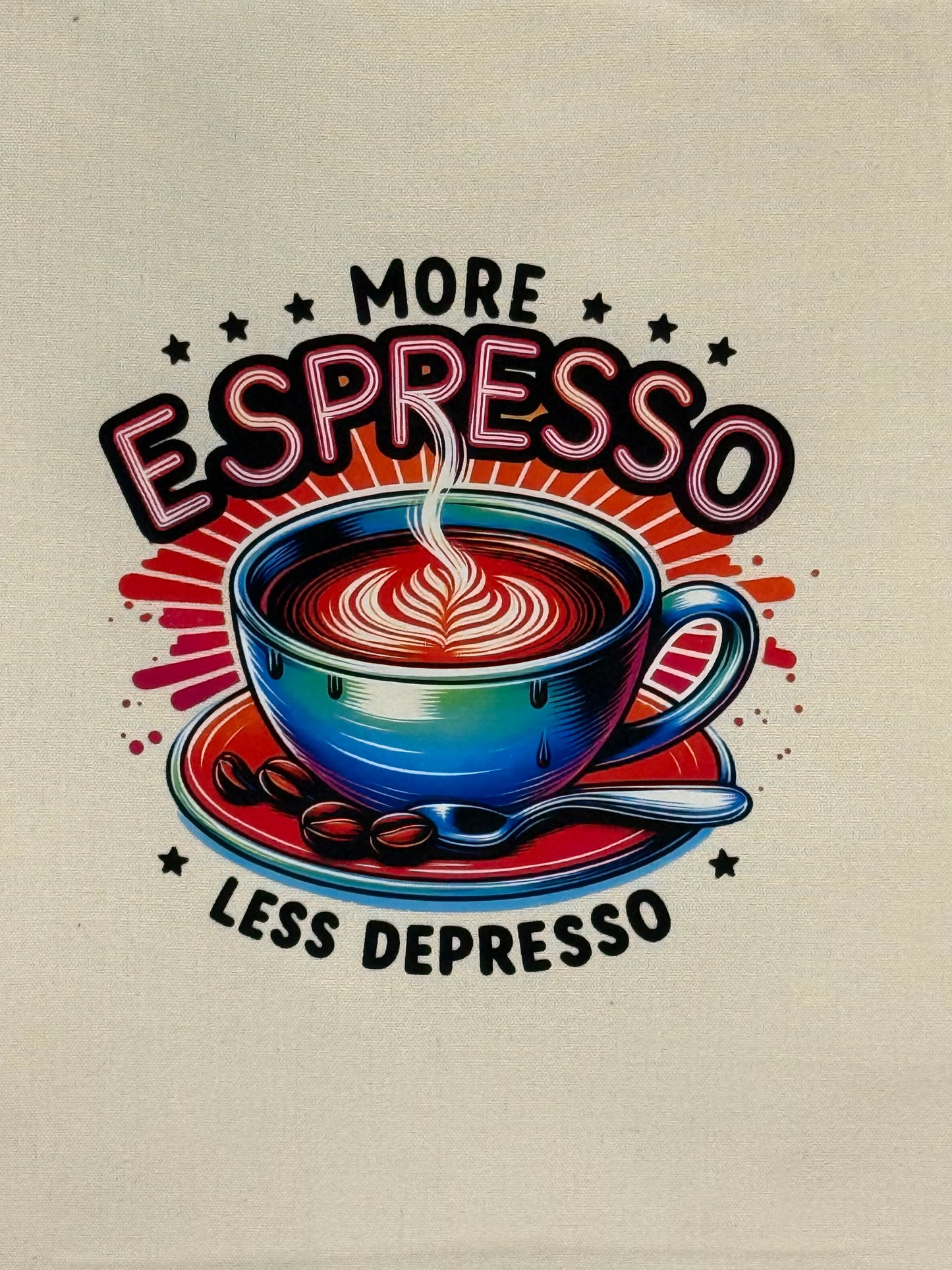 Tote Bag - More Espresso Less Depresso