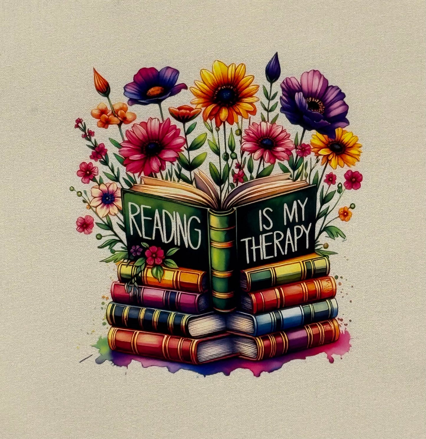 Tote Bag - Reading is My Therapy