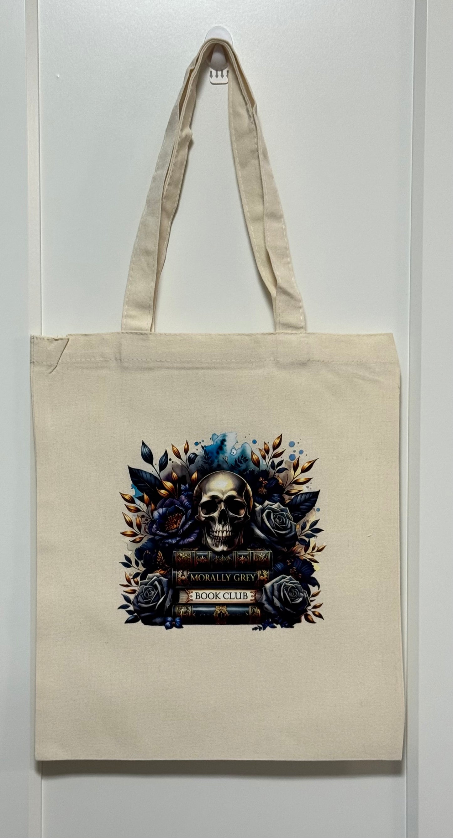 Tote Bag - Morally Grey Book Club - Skull
