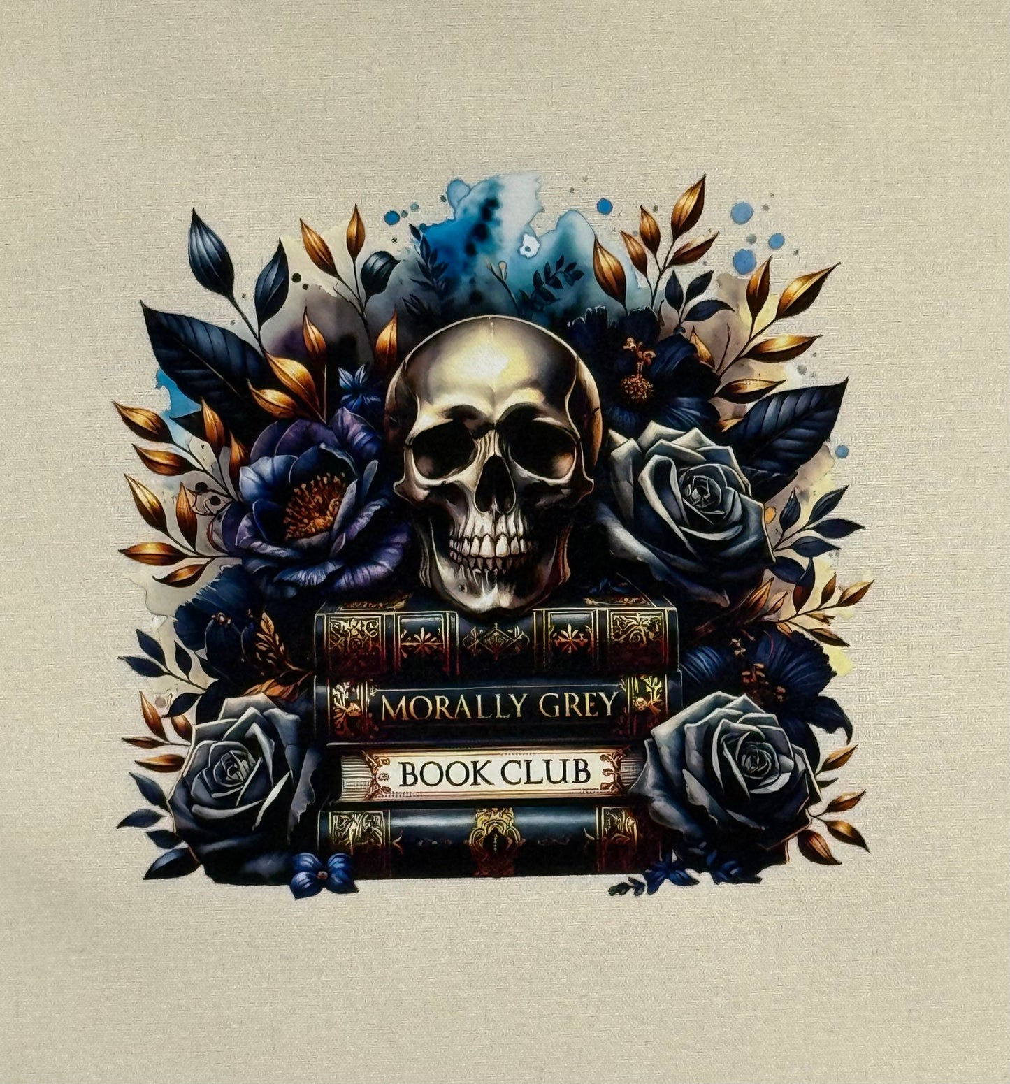Tote Bag - Morally Grey Book Club - Skull