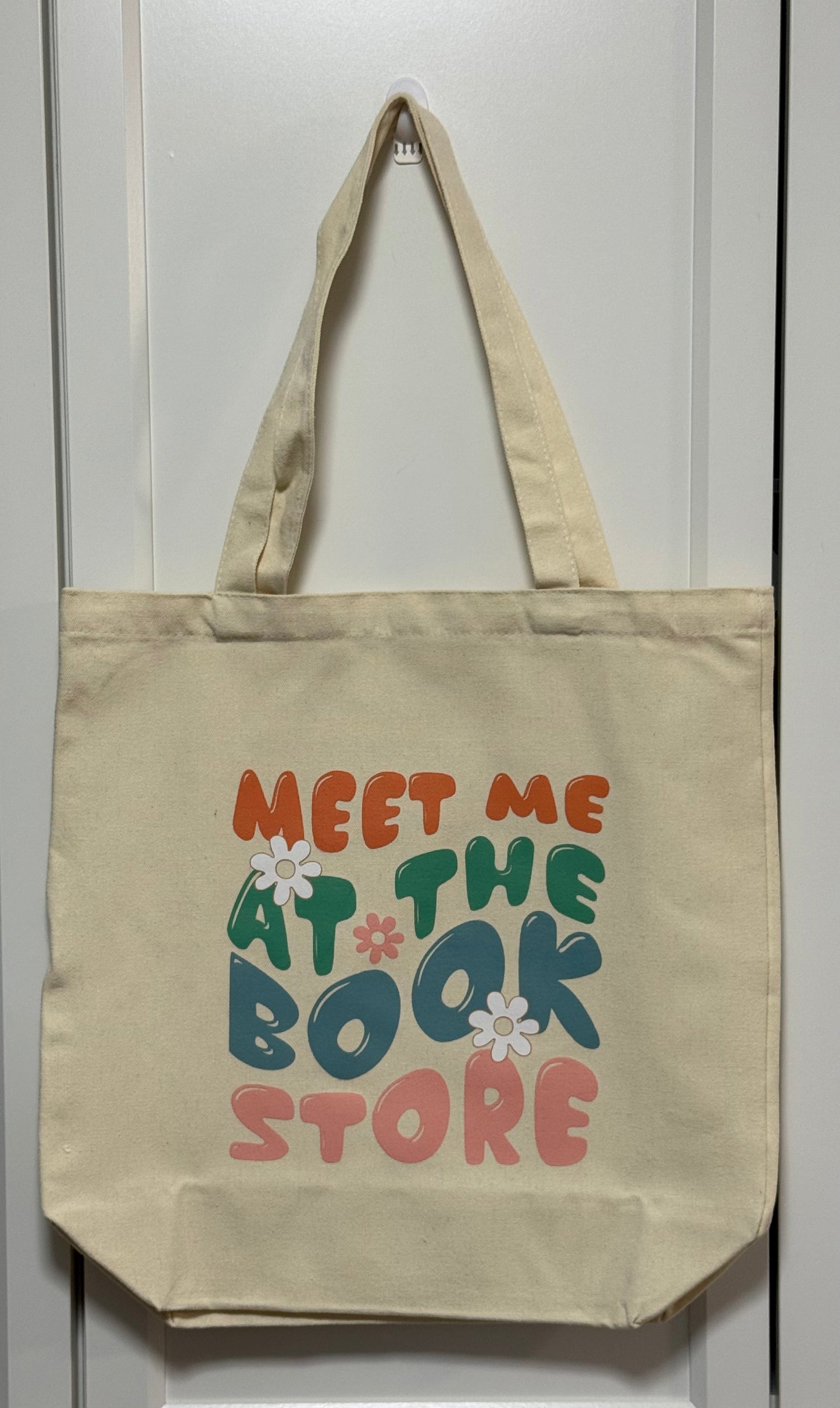 Deluxe Tote Bag - Meet Me at the Book Store