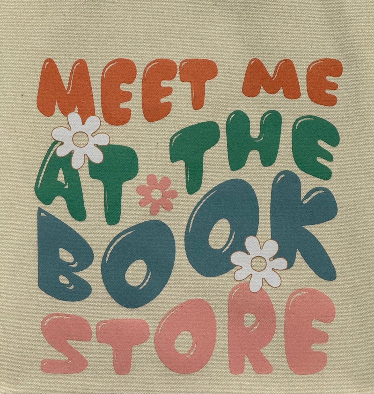 Deluxe Tote Bag - Meet Me at the Book Store