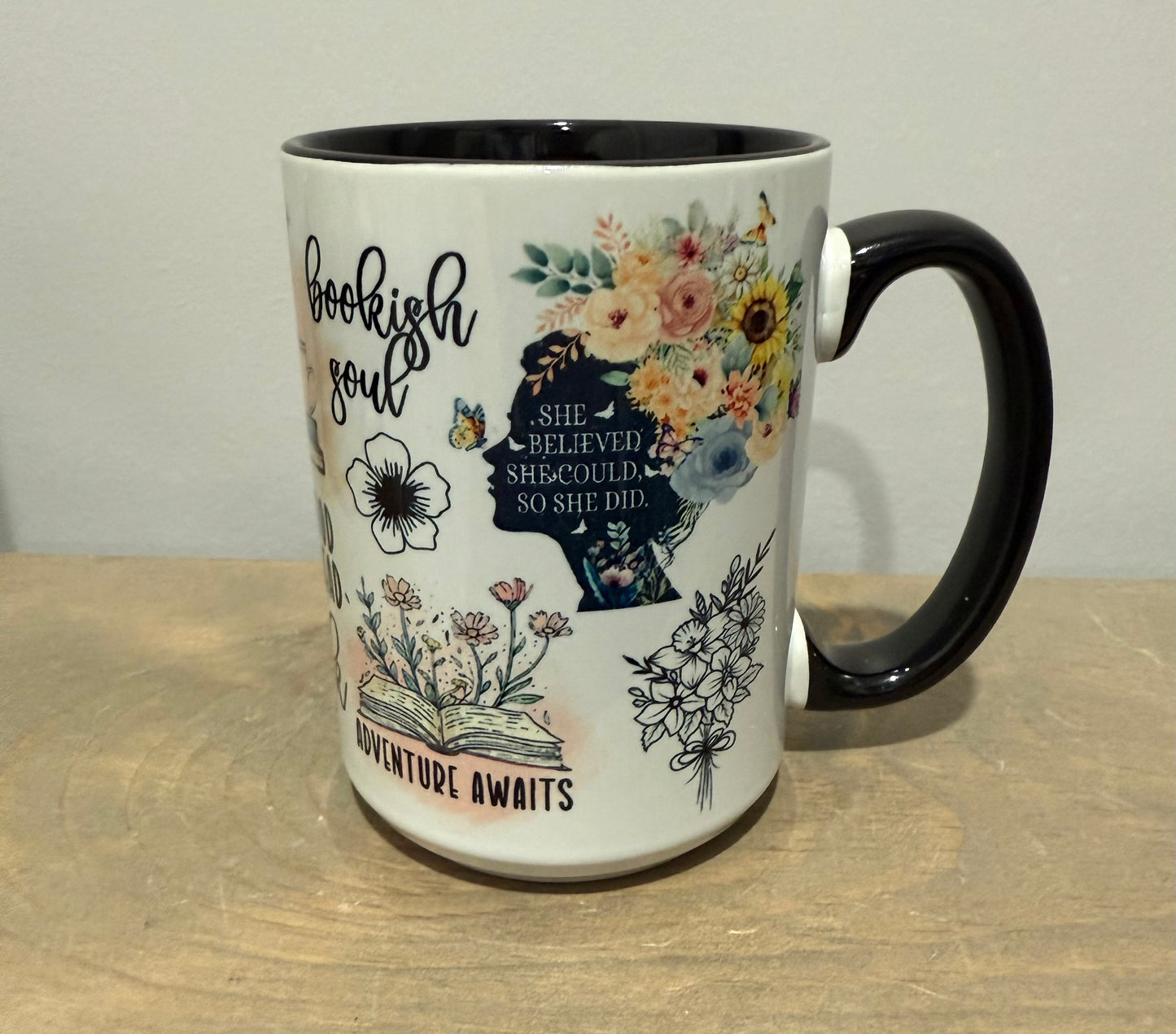 15oz Ceramic Mug - Shhh…I’m Reading - Made to Order!