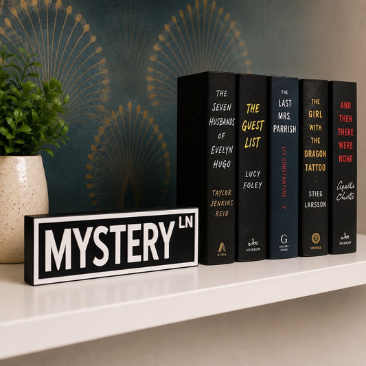 Mystery Shelf Sign