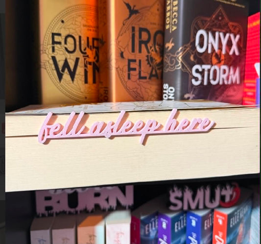 Fell Asleep Here - Side Sitter 3D Bookmark