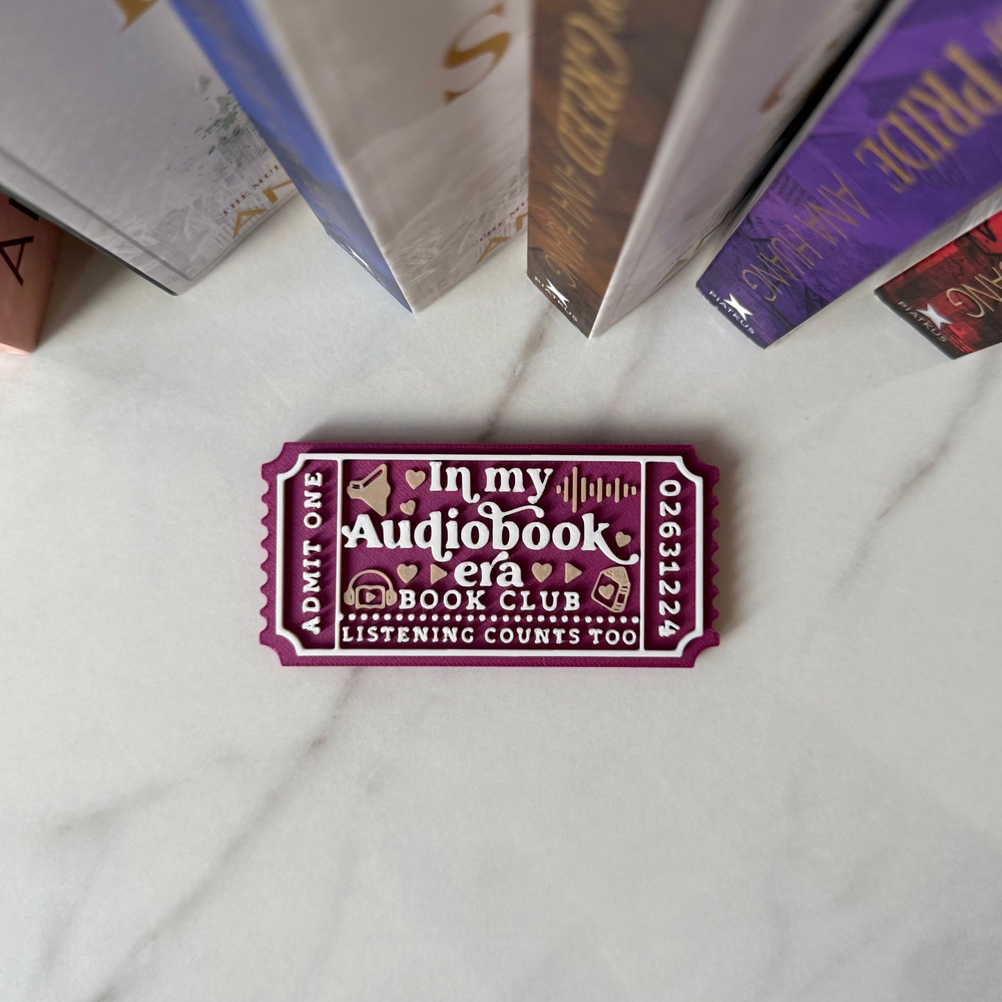 In My Audiobook Era Ticket