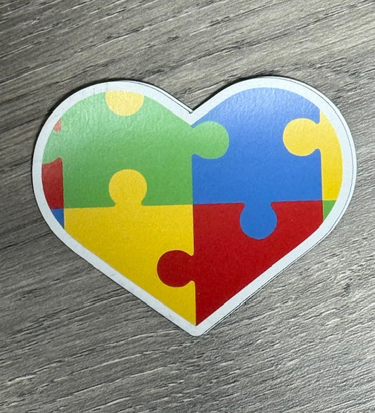 Magnet - Autism Puzzle Heart