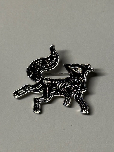 Enamel Pin - Running Fox Brooch