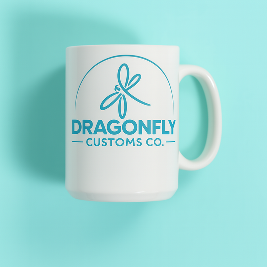 15oz Ceramic Mug - Your Logo or Idea! - Made to Order!