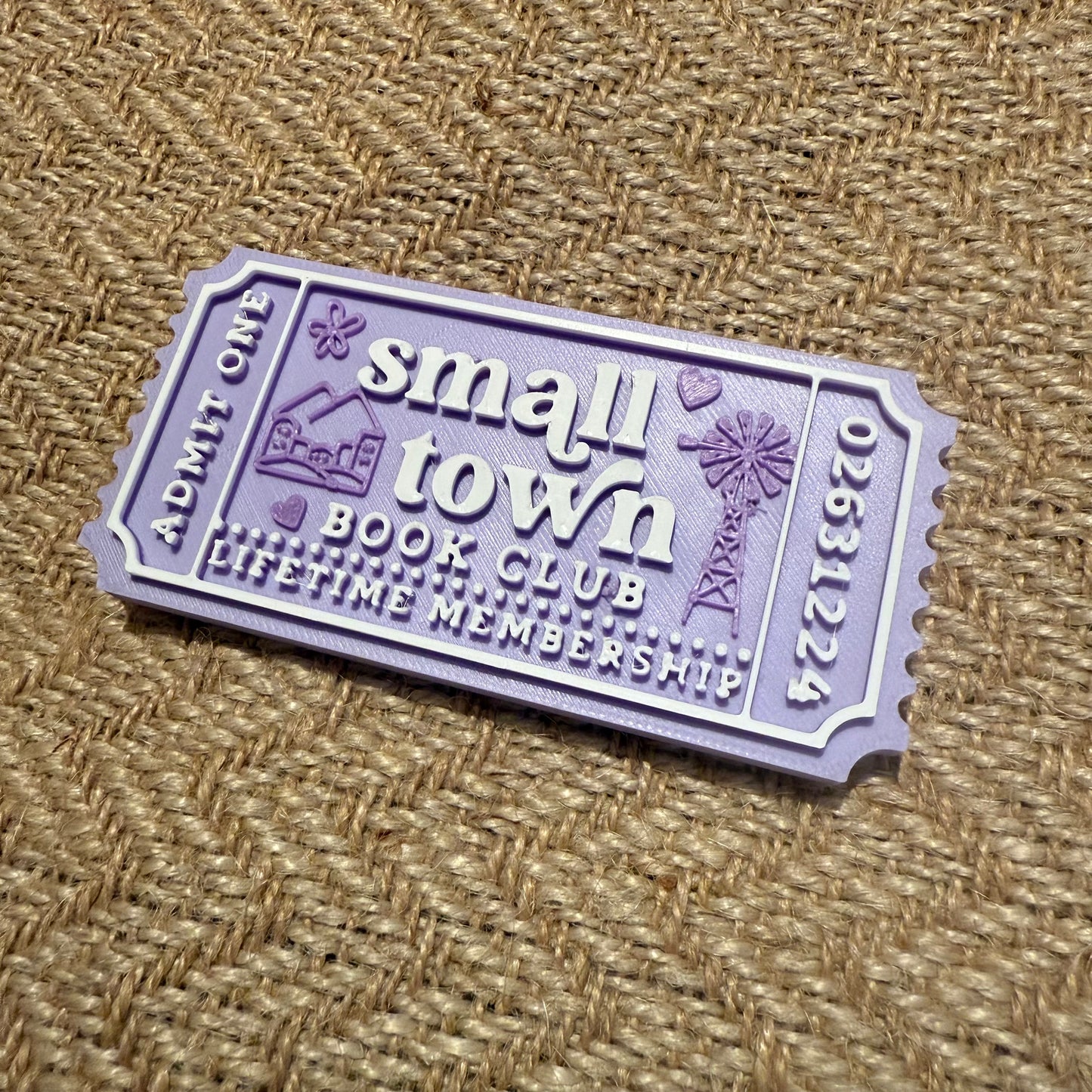 Small Town Book Club Ticket
