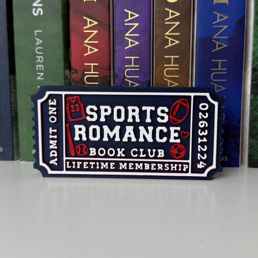 Sports Romance Book Club Ticket