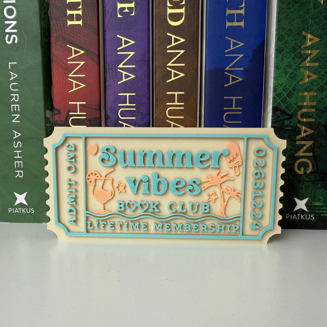 Summer Vibes Book Club Ticket