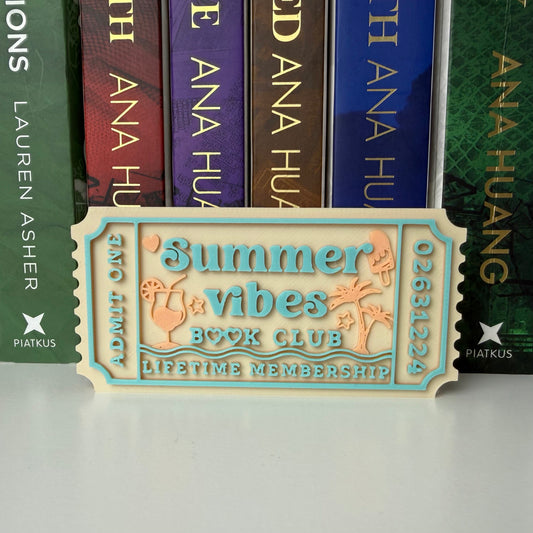 Summer Vibes Book Club Ticket